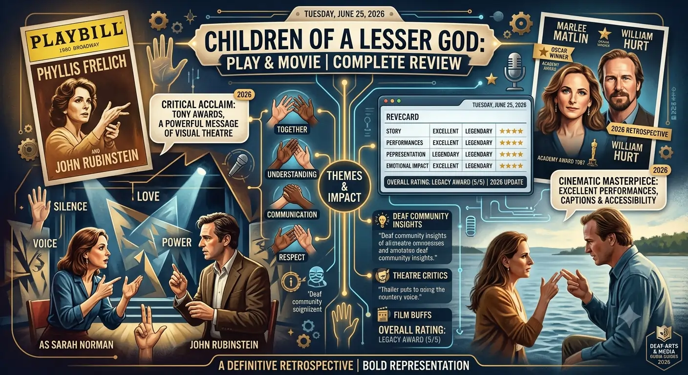 Children of a Lesser God Play and Movie Complete Review