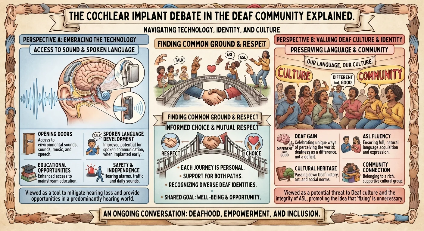 Cochlear Implant Debate in the Deaf Community Explained