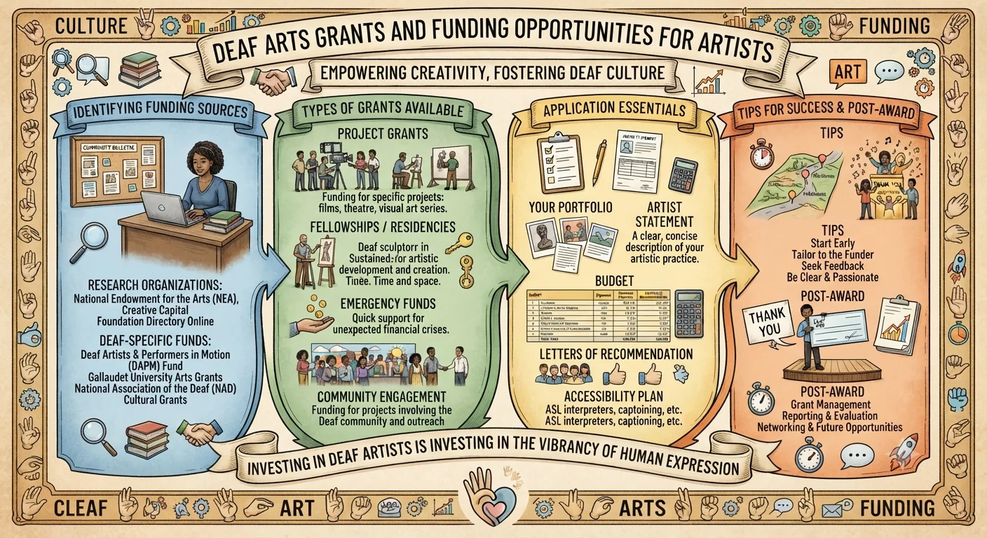 Deaf Arts Grants and Funding Opportunities for Artists