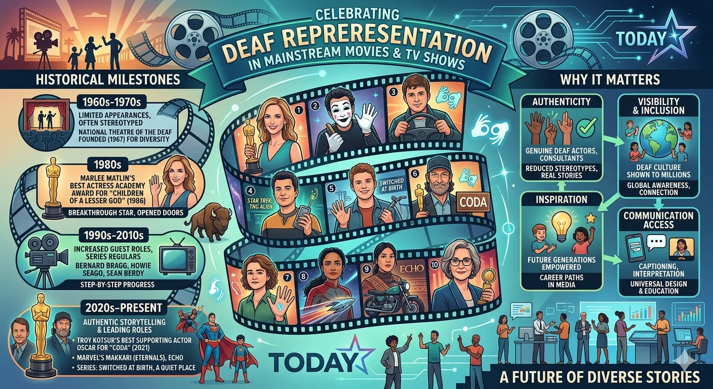 Deaf Representation in Mainstream Movies and TV Shows
