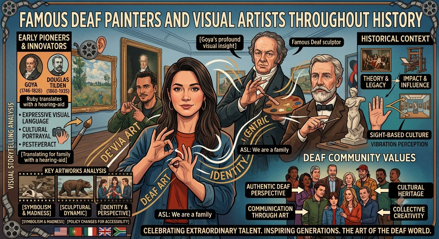 Famous Deaf Painters and Visual Artists Throughout History
