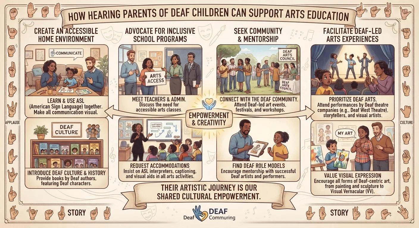 How Hearing Parents of Deaf Children Can Support Arts Education