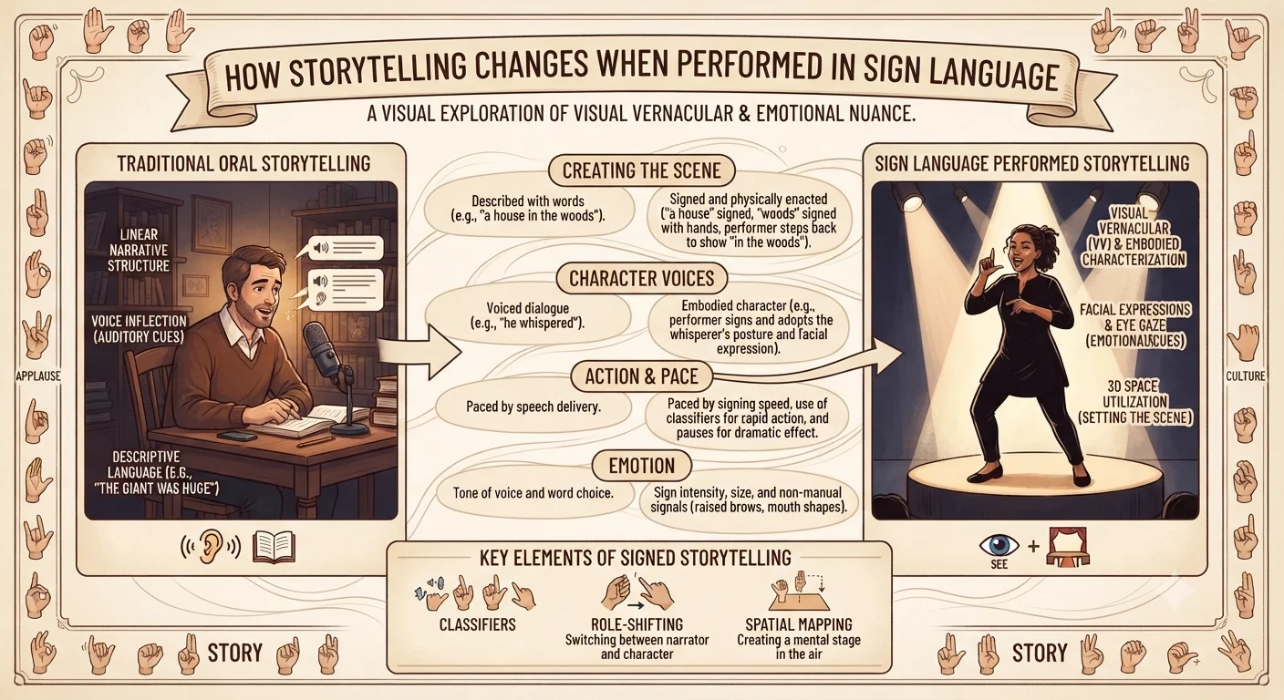 How Storytelling Changes When Performed in Sign Language