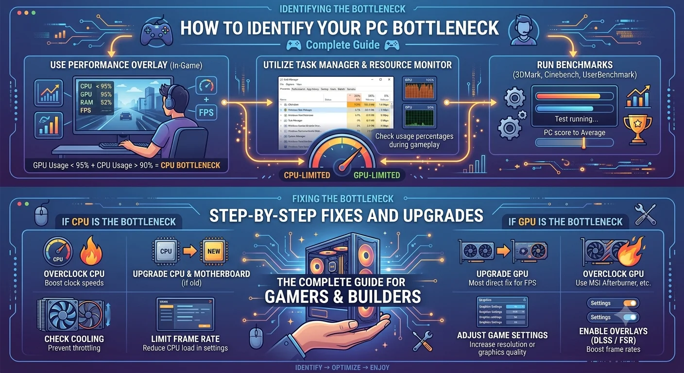 How to Identify and Fix PC Bottlenecks: A Complete Guide for Gamers and Builders