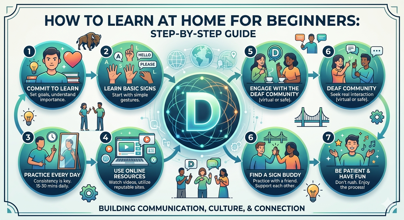 How to Learn ASL at Home for Beginners Step by Step Guide