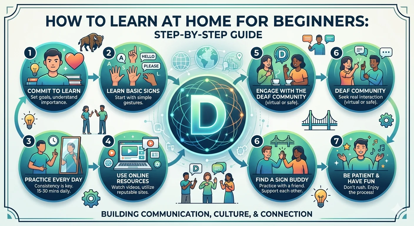 How to Learn ASL at Home for Beginners Step by Step Guide