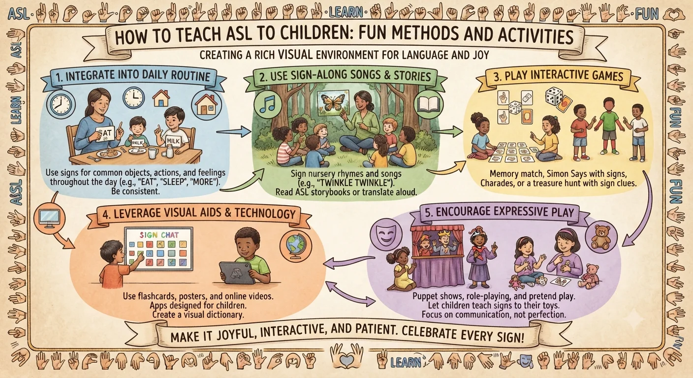 How to Teach ASL to Children Fun Methods and Activities