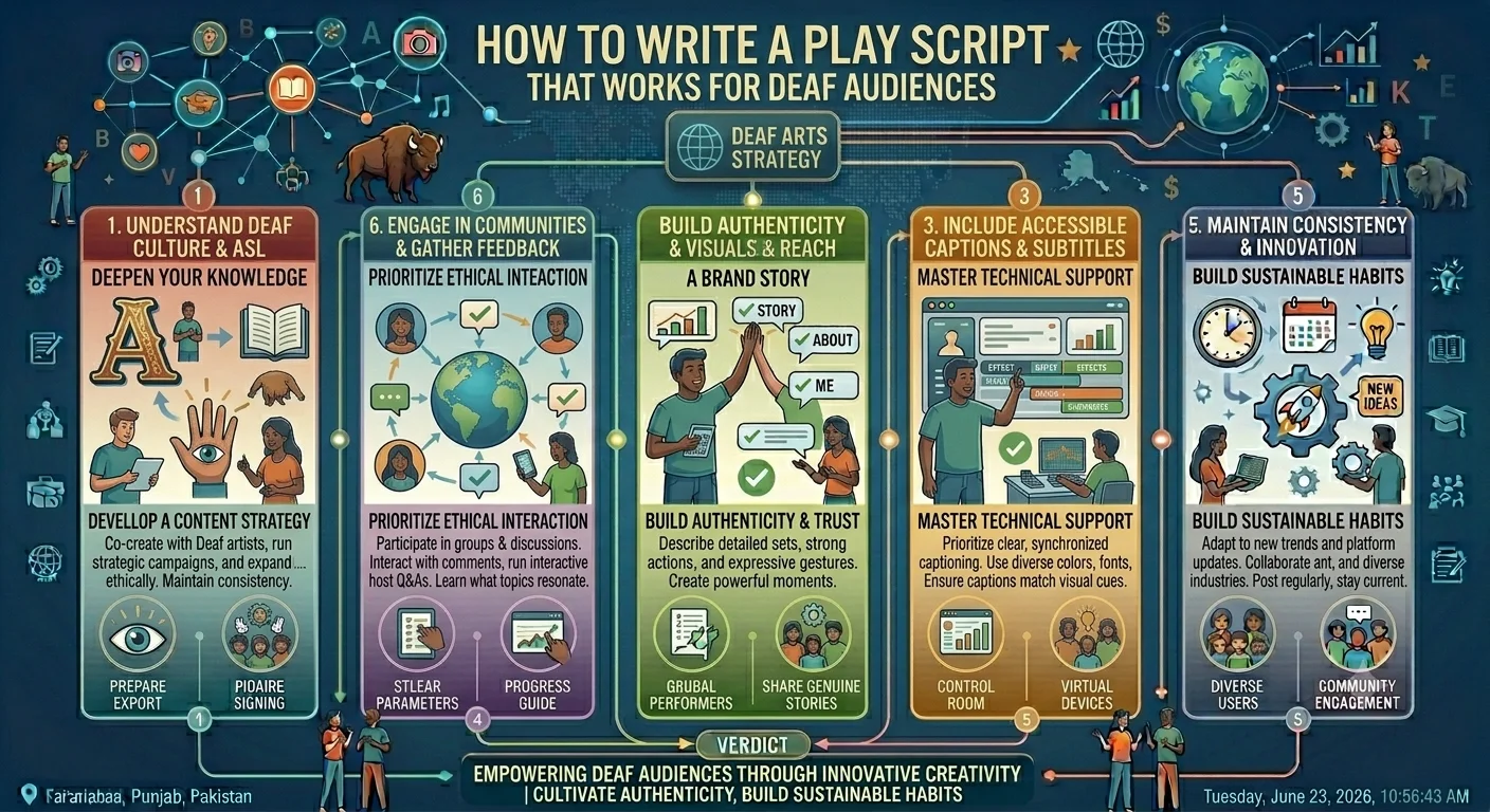 How to Write a Play Script That Works for Deaf Audiences