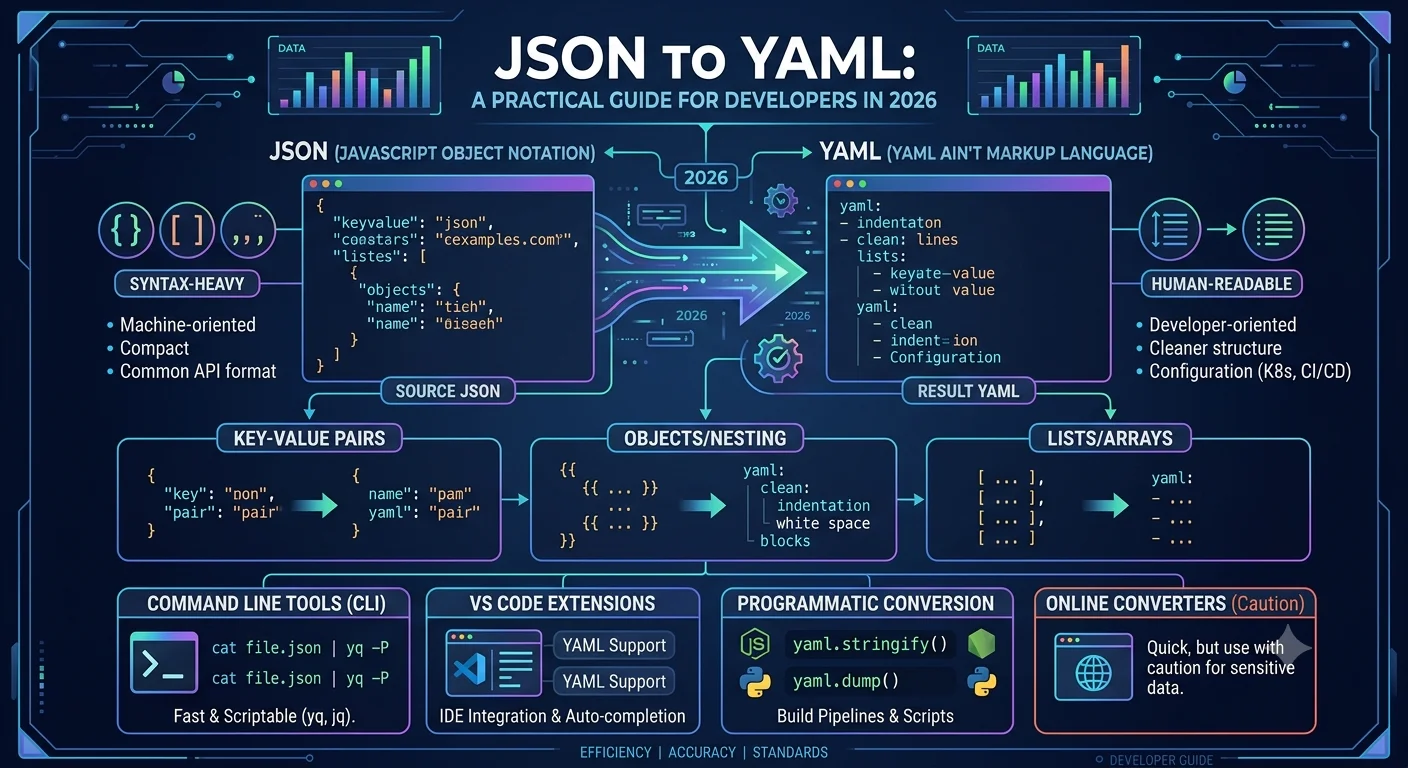 JSON to YAML: A Practical Guide for Developers in 2026
