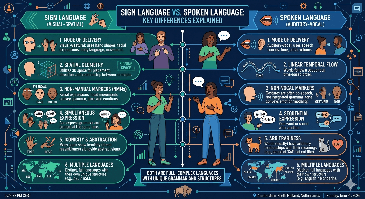 Sign Language vs Spoken Language Key Differences Explained