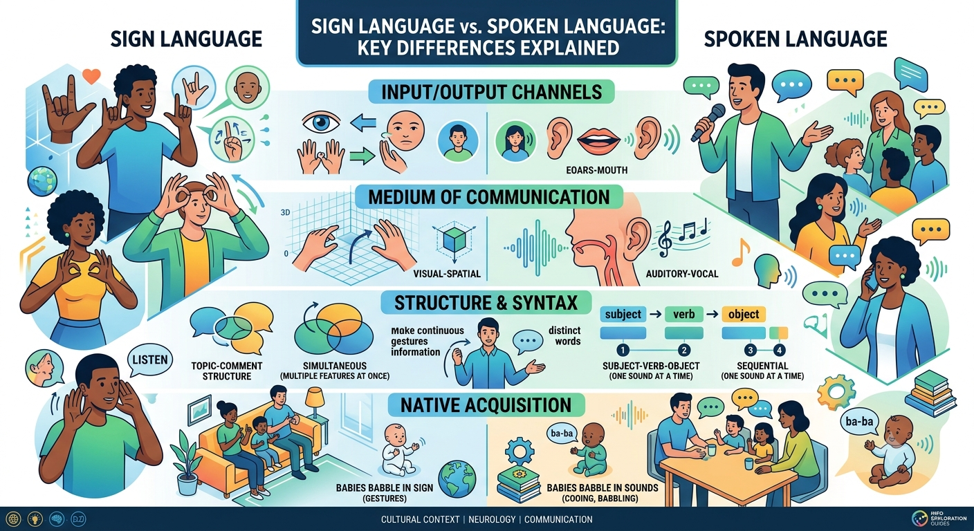 Sign Language vs Spoken Language Key Differences Explained