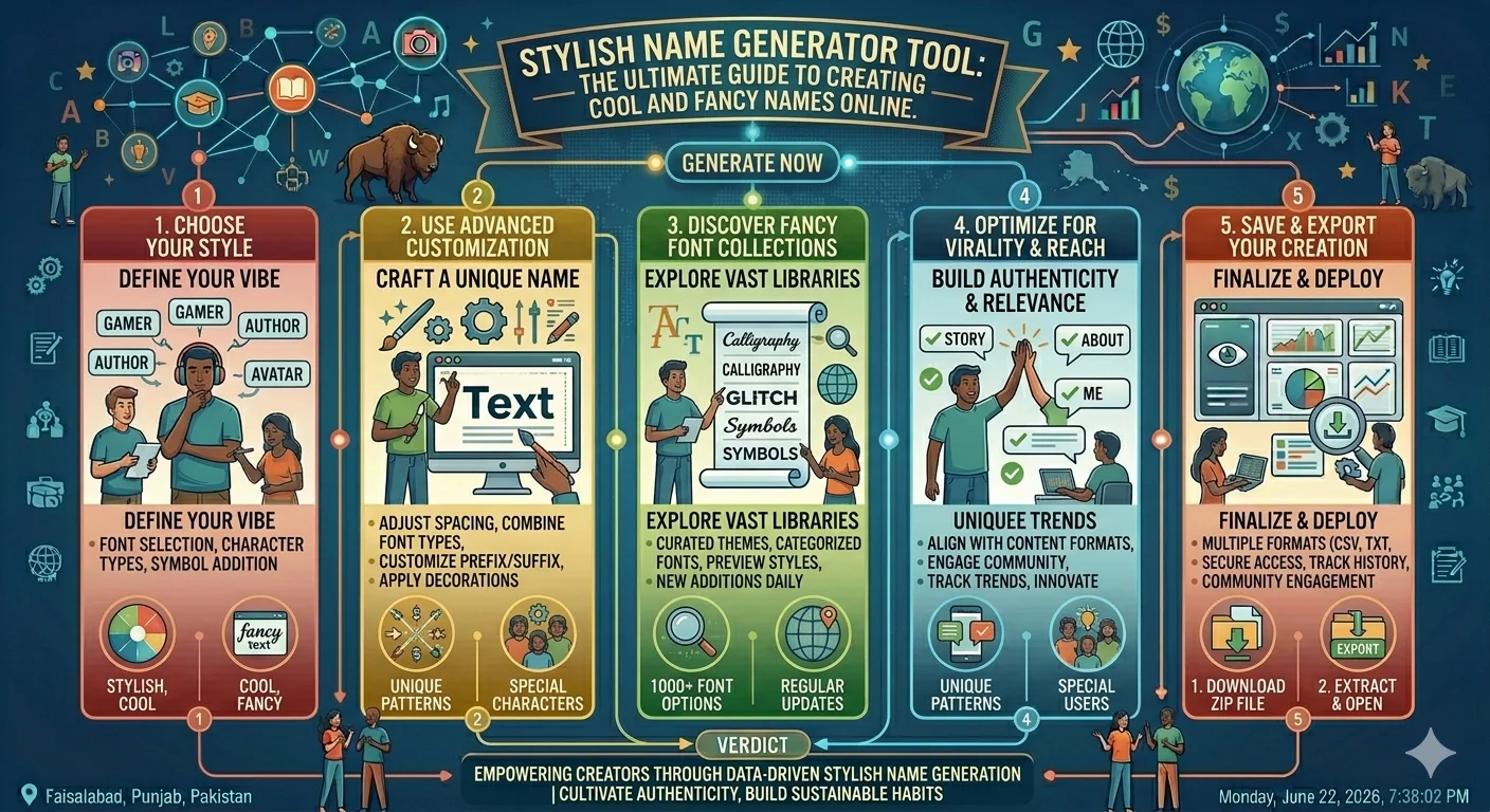 Stylish Name Generator Tool: The Ultimate Guide to Creating Cool and Fancy Names Online