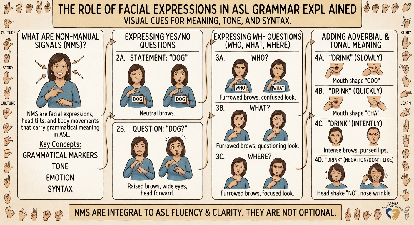 The Role of Facial Expressions in ASL Grammar Explained