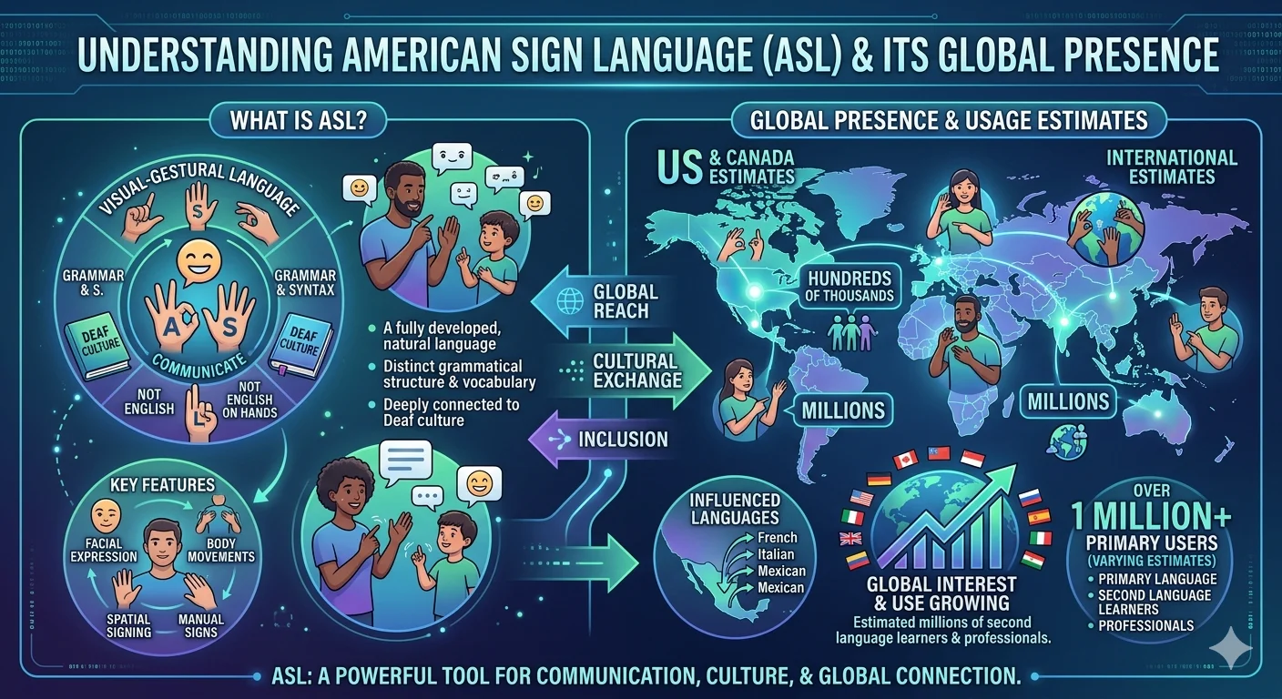 What is ASL and How Many People Use It Worldwide
