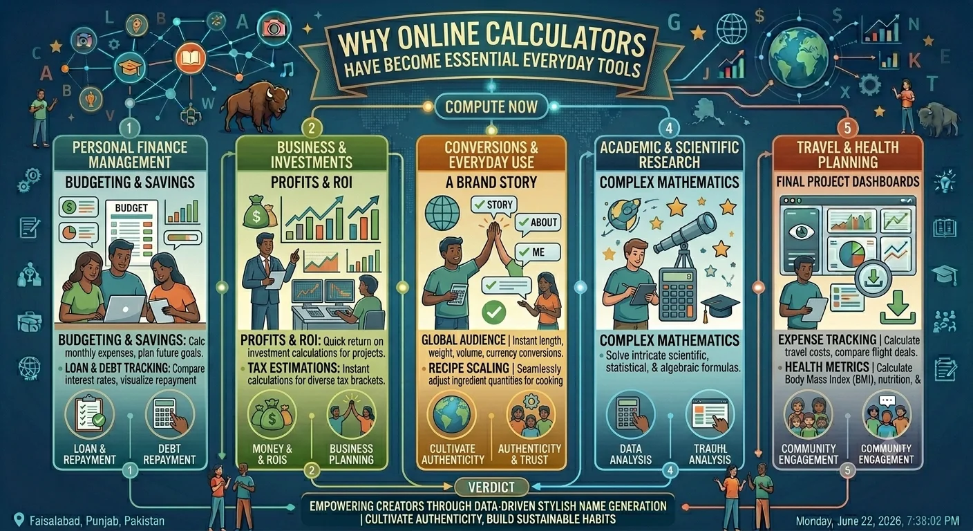 Why Online Calculators Have Become Essential Everyday Tools